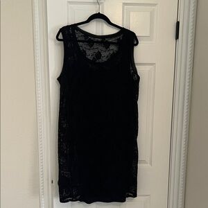 Daisy Fuentes Black Lace Dress